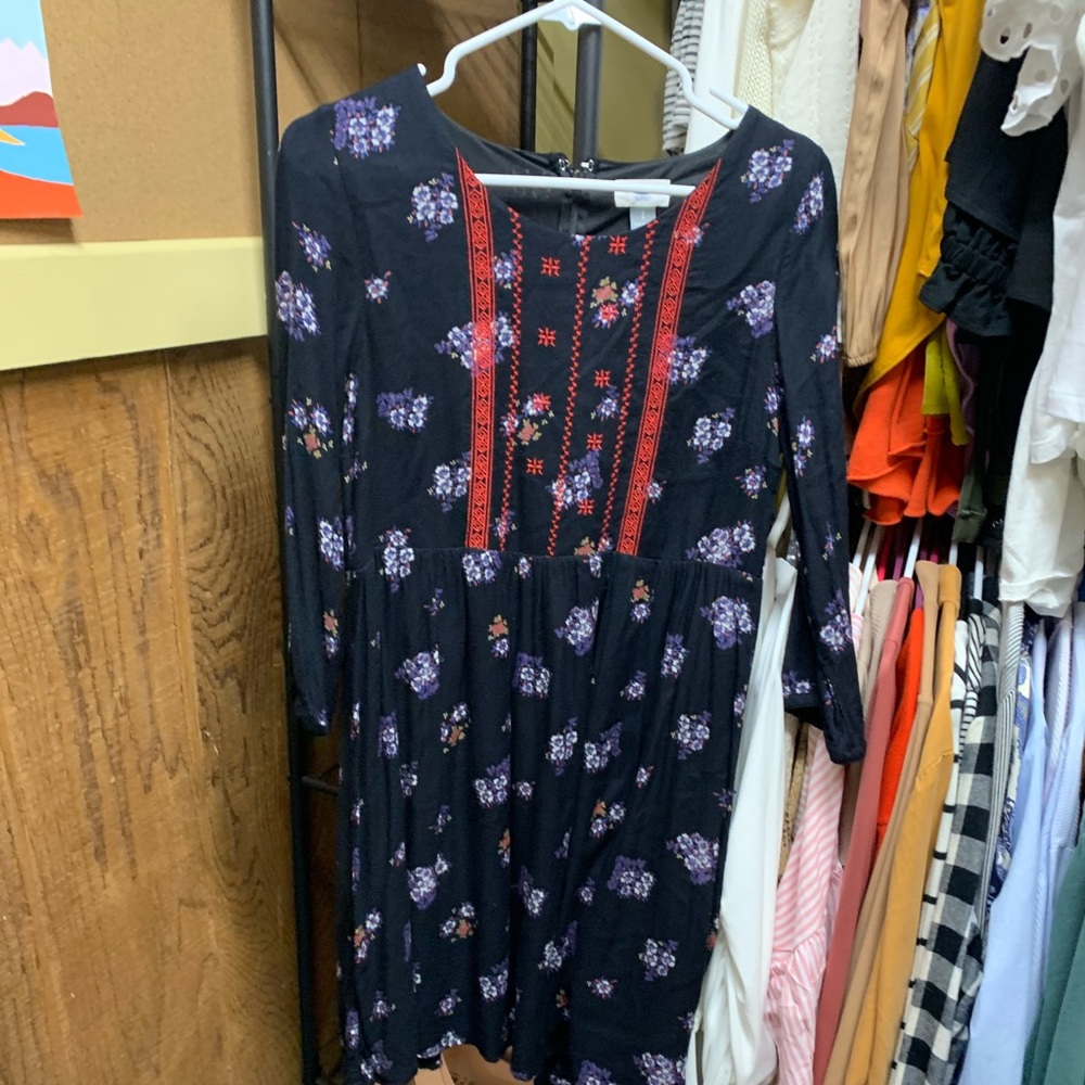 A blue flower mini dress from Old Navy